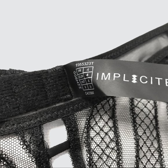 [NWT] Implicite Paris Taboo Suspender Belt - Black - Picture 3 of 6